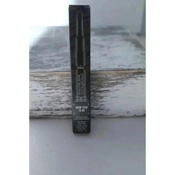 SMASHBOX BROW TECH TO GO PENCIL GEL DARK BROWN NEW in 0.10 OZ - Picture 3 of 10